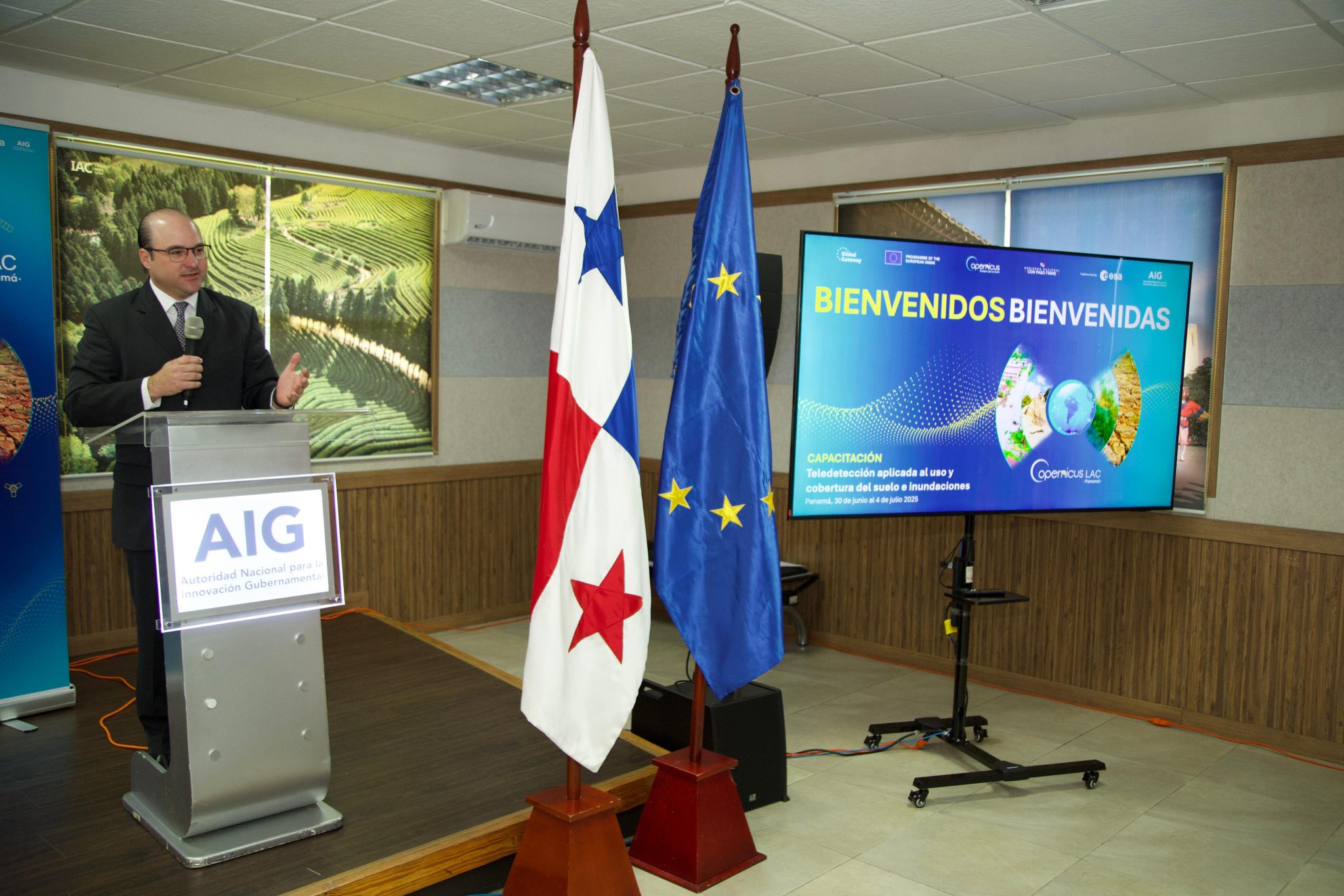 Panamá impulsa innovación regional en gestión del riesgo de desastres con apoyo de la AIG y CopernicusLAC.