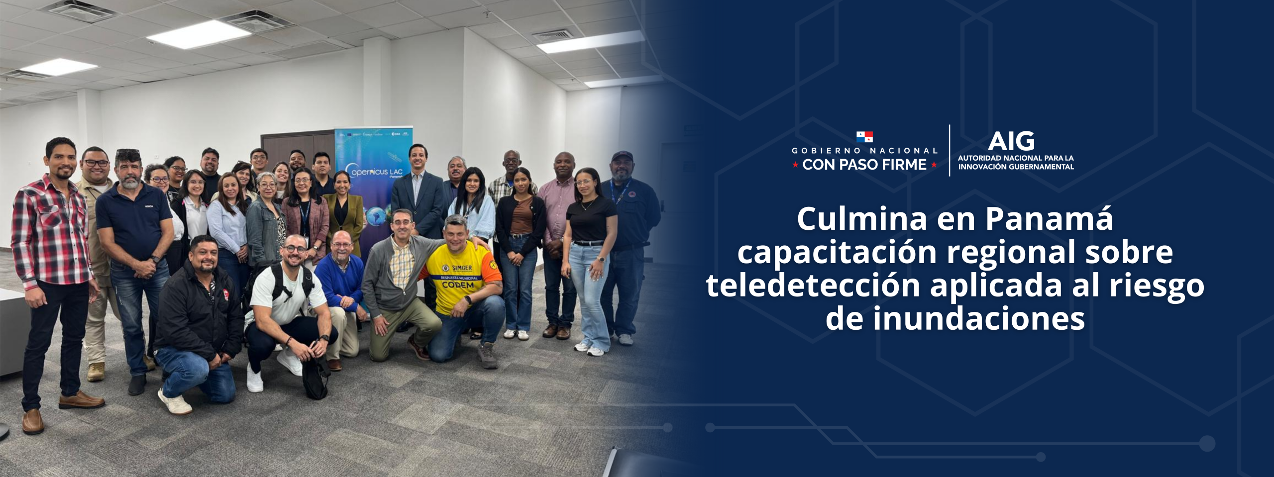Culmina en Panamá capacitación regional sobre teledetección aplicada al riesgo de inundaciones