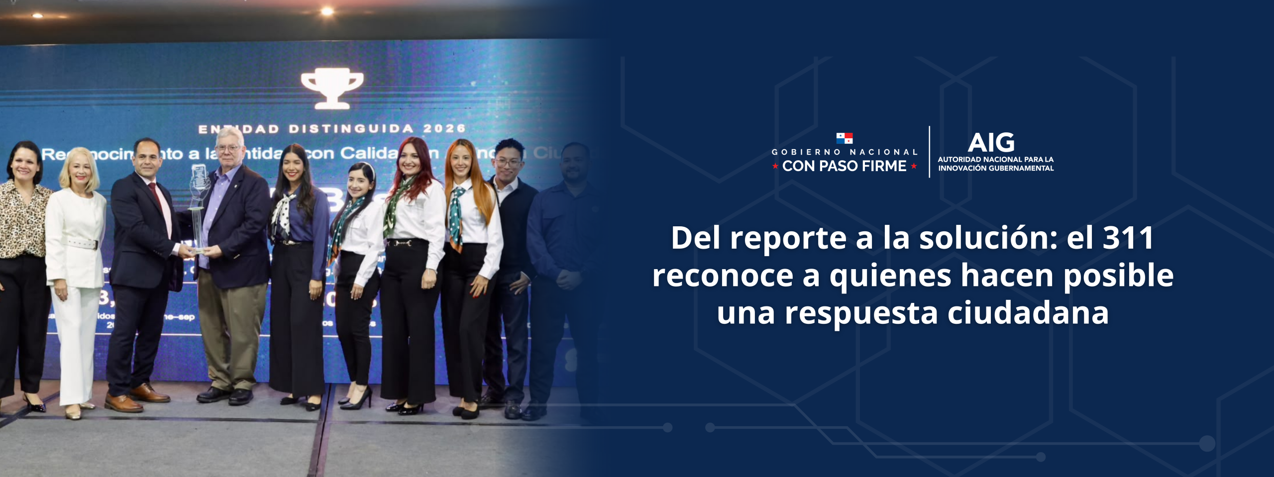 Del reporte a la solución: el 311 reconoce a quienes hacen posible una respuesta ciudadana